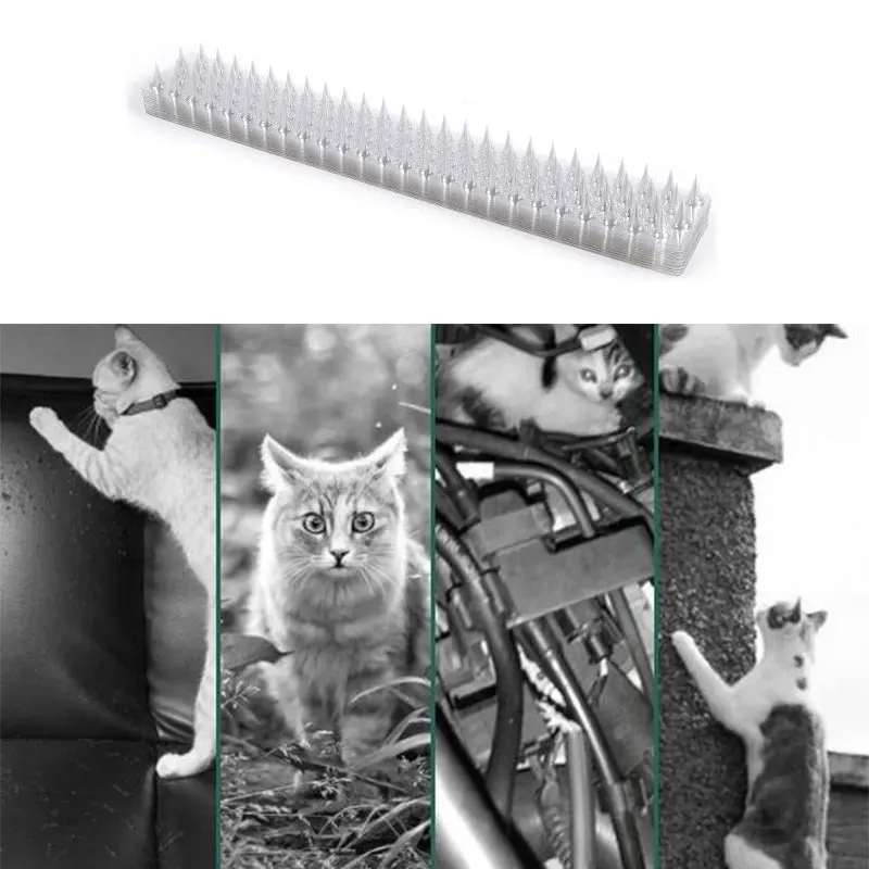 

1Pcs Fence Wall Spikes Cat Animal Repellent Anti Theft Walls Sheds Stop