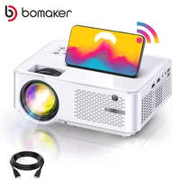 bomaker full hd mini projector c9 native 1080p led android wifi projector video home cinema 3d smart movie game proyector