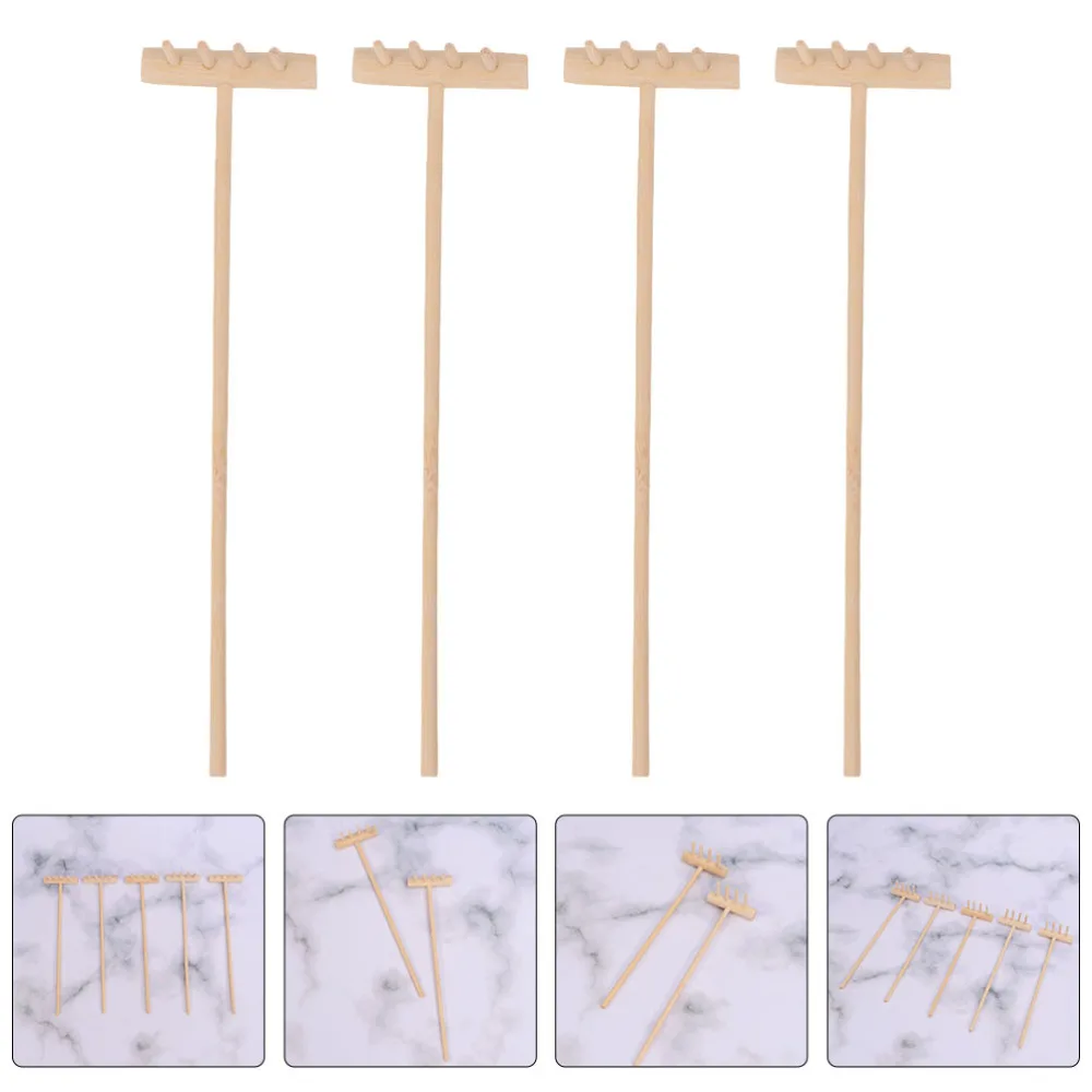 

8Pcs Mini Garden Sand Rakes Japanese Desktop Meditation Sand Box Accessories