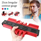 10-дюймовый контурный манометр, Дубликатор, измеритель профиля, угловая линейка, манометр, контурный шаблон, фотоинструменты для деревообработки плитки