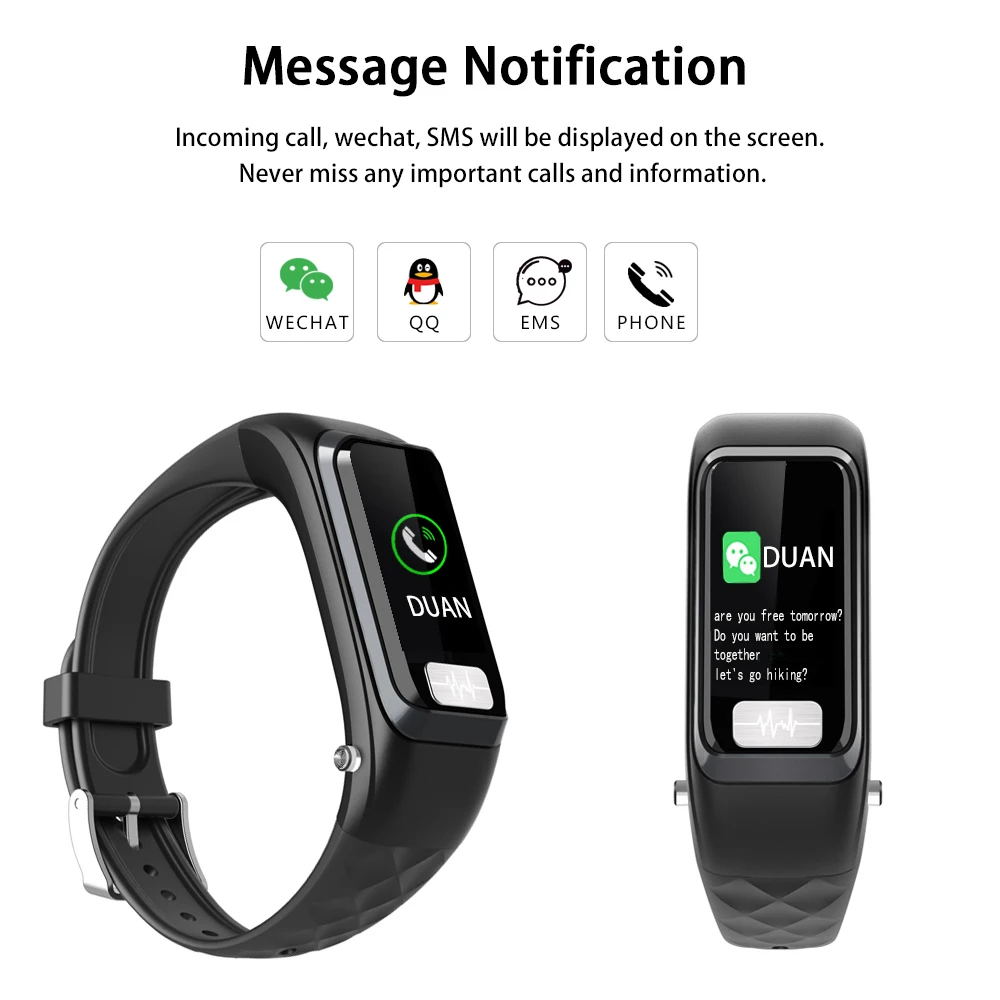 696 H207 умный браслет Bluetooth наушники 2 в 1 ECG+ PGG Пульс кровяное кислородное кровяное давление напоминание функция вызова часы