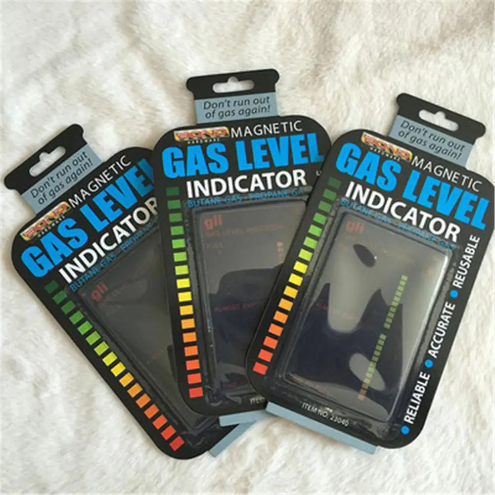 Магнитный Измеритель уровня газа карточка для проверки пропан Бутан топливный
