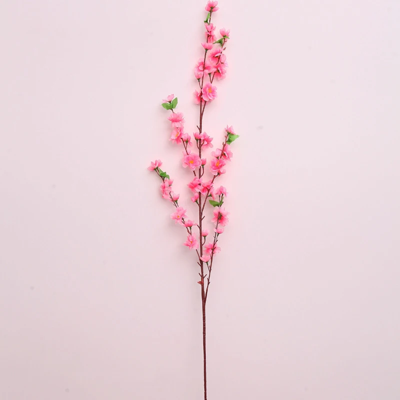 

Pink Peach Blossom Bouquet Artificial Flowers Christmas Decorations for Home Flower Arrangement Crafts Wedding Holiday Supplies