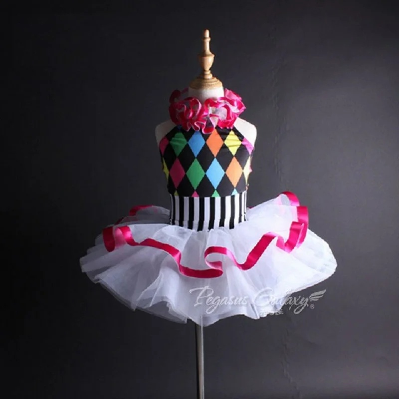 

Girls Professional Ballet Tutu Dress Sleveless Backless Ballet Dance Costume Stage Show Ballet Dress For Women Ballerina Clothes