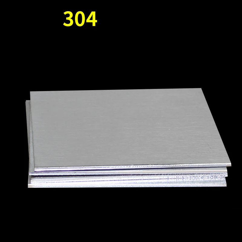 1 шт. полированная пластина из нержавеющей стали 304 толщиной мм/1 2 5 8 мм/2 мм/3 мм/4