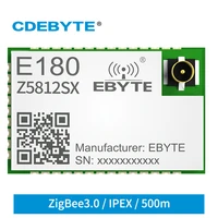 tlsr8258 zigbee 3 0 wireless module 2 4ghz 12dbm 500m cdebyte e180 z5812sx high performance stamp hole pcb transceiver receiver