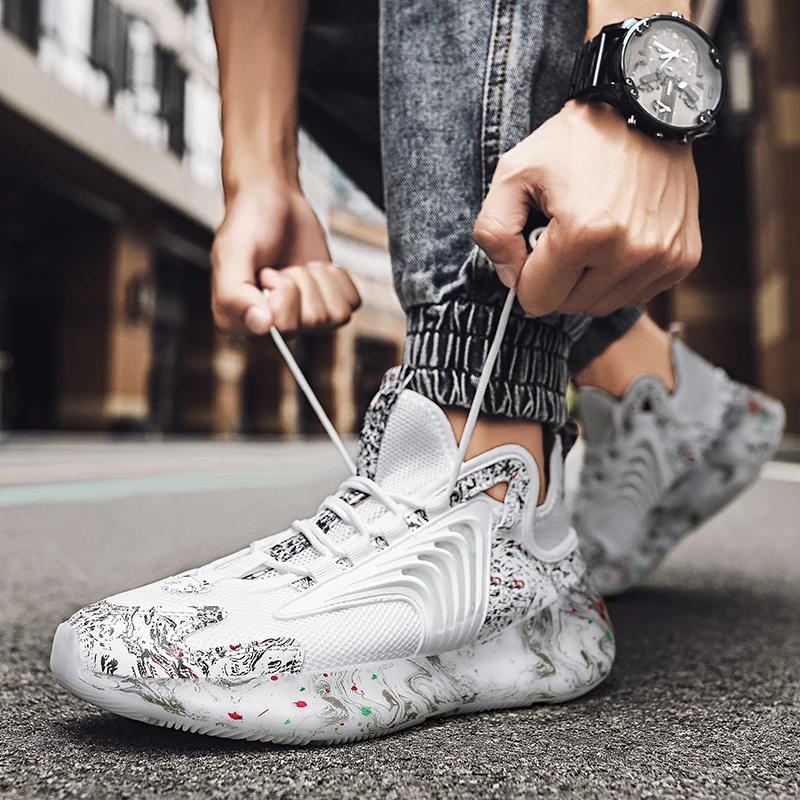 Кроссовки унисекс из сетчатого материала дышащие Повседневная Удобная обувь для