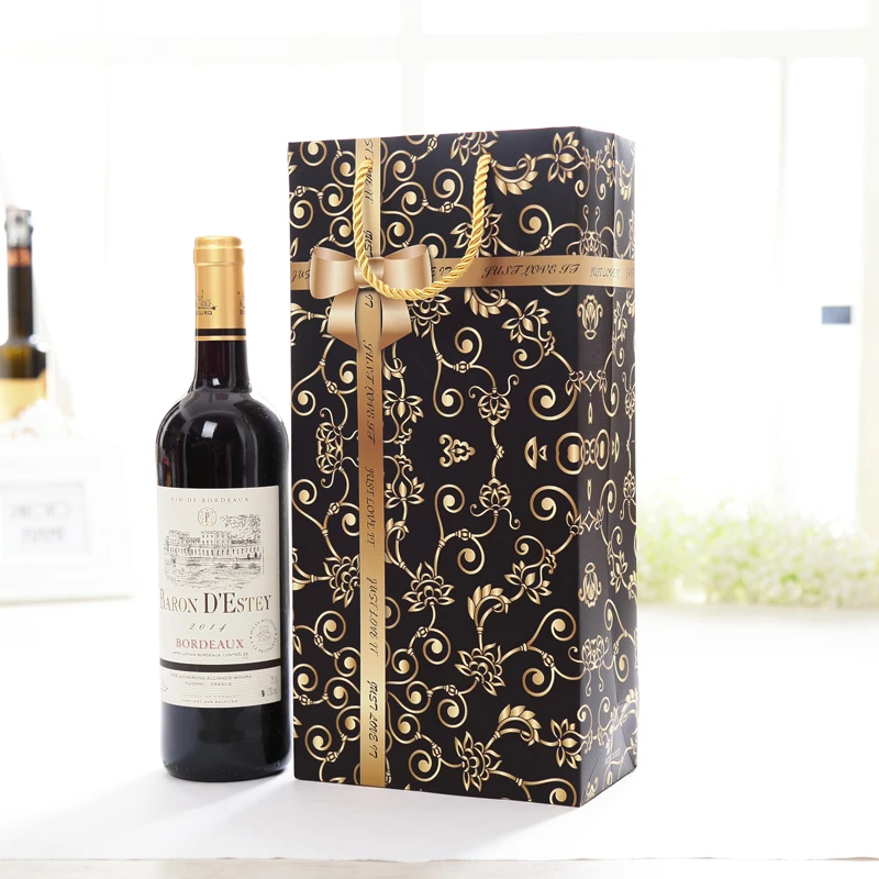 10 шт. Бумага разделочная доска ткани красное вино бутылок сумки