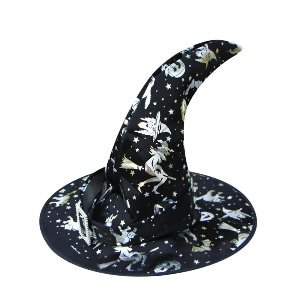 Новая детская шляпа ведьмы для девочек и мальчиков зимняя шапка детей на