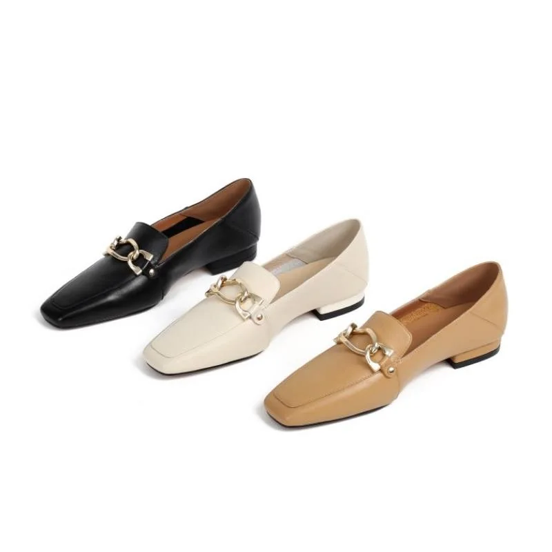 Женские офисные туфли Taoffen вечерние из натуральной кожи на плоской подошве с