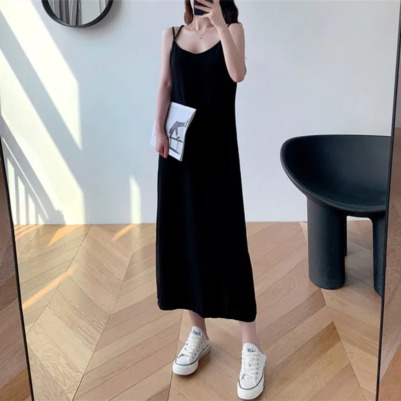 Dress Bodycon Summer Maxi Dresses For Women Clothes 2020 Sexy Streetwear Slip Party Vintage Fashion Elegant Casual Harajuku
