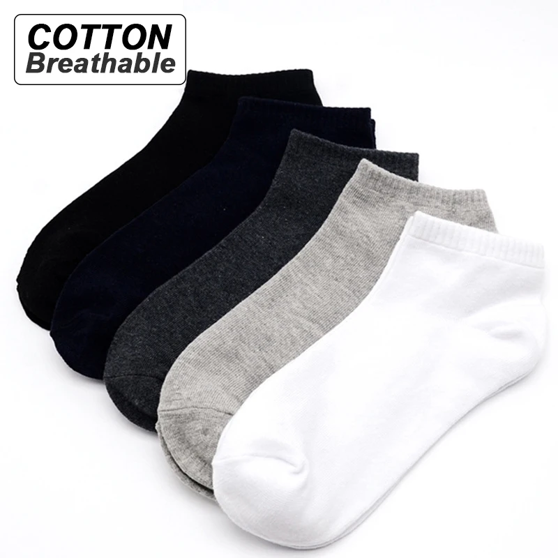 Cotton Large Size39-48 High Quality Casual Breathable Boat Socks Short Men Socks Busines Male Socks Summer