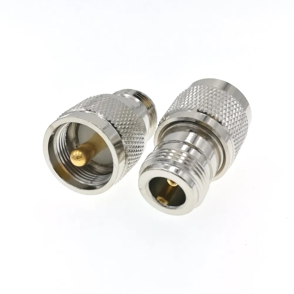 UHF PL259 штыревой к N гнездовой разъем адаптера