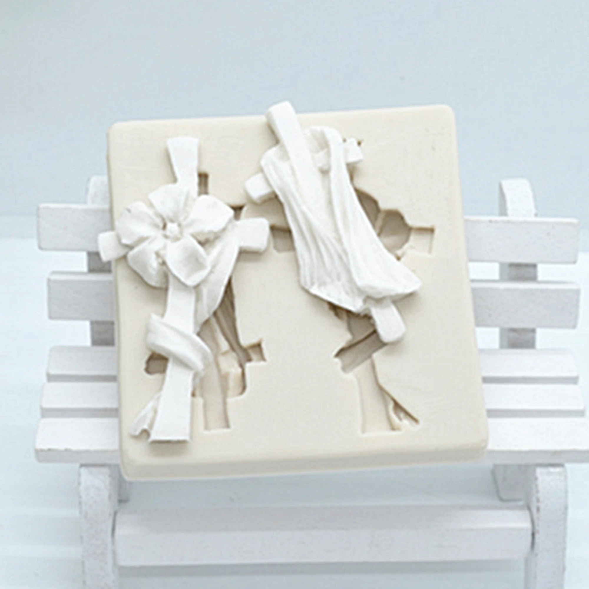 Кружевная силиконовая форма для торта в форме Креста выпечки конфет печенья