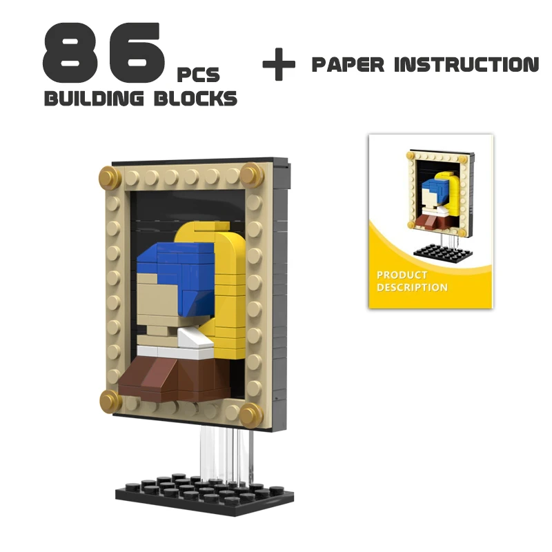 

MOC World Famous Classic Painting Van Gogh Sets Model Building Kits Creator Blocks Kids Toys Chilaren Girls Friends Bricks Art