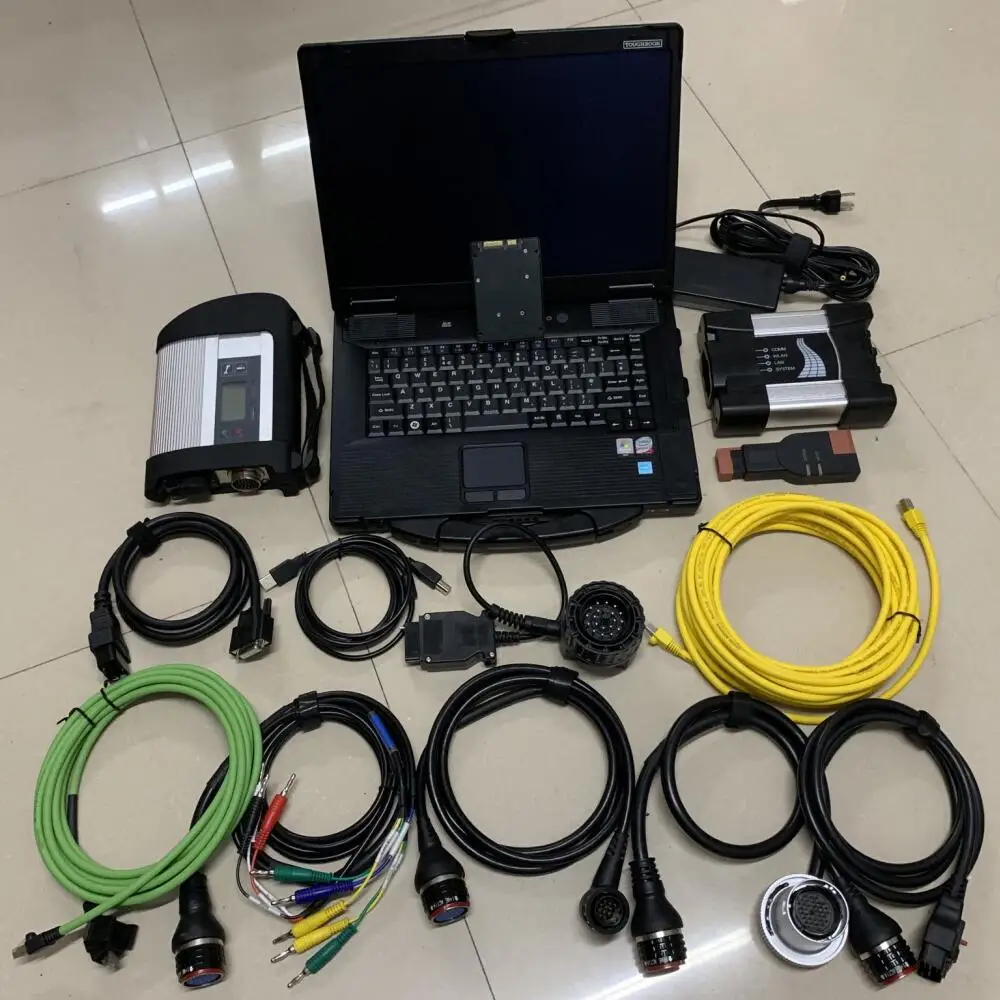 Для BMW ICOM NEXT A + B C диагностический и программист MB Star C4 2in1 с 1 ТБ SSD в CF 52 ноутбука