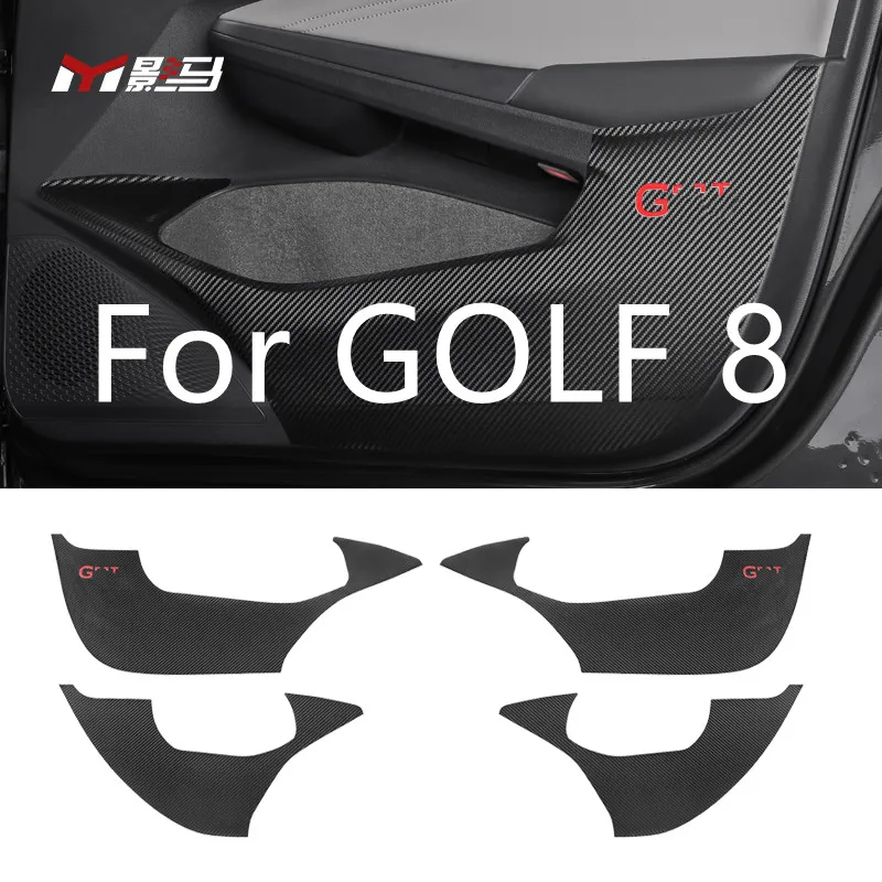 

For Golf 8 car Door protective mat MK8 GTI RLINE modified interior decoration protective pad car accessories