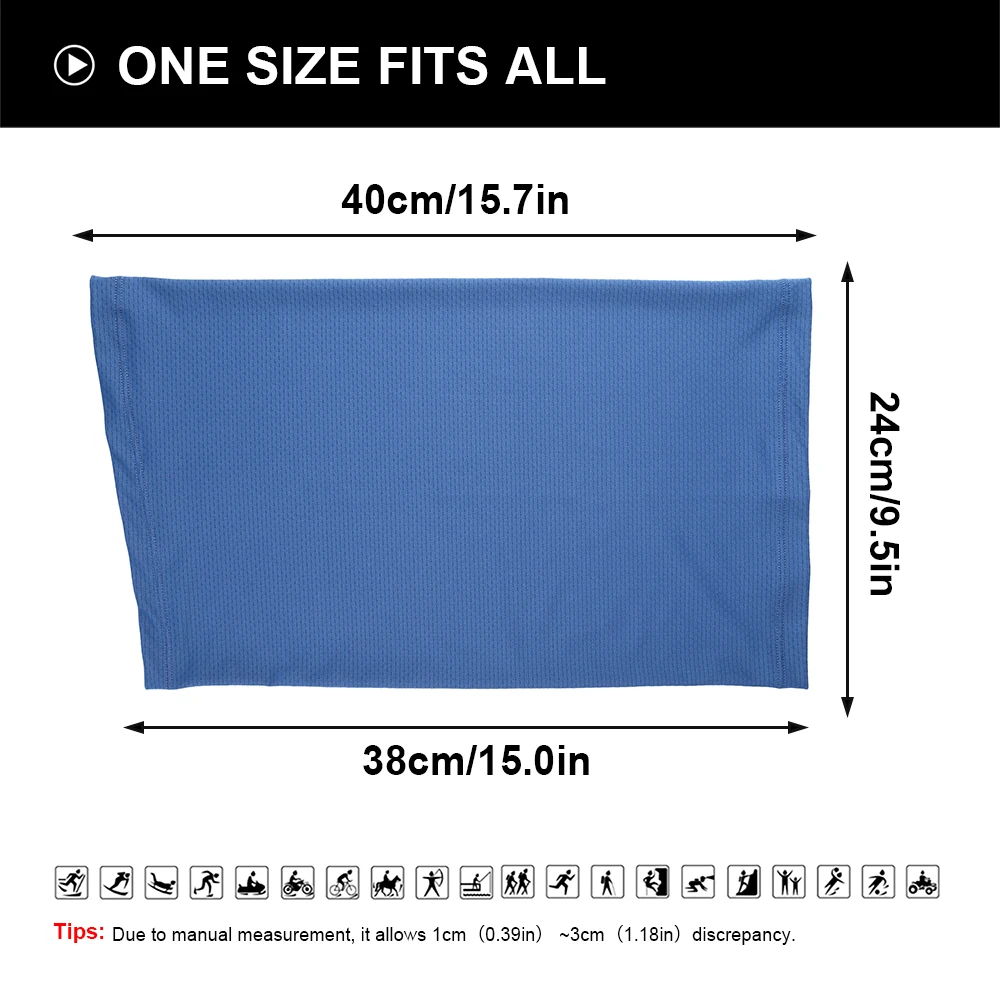 

JIUSUYI Summer Cool Tube Scarf Soft Scarves Breathable Neck Gaiter Elastic Face Cover Windproof Dustproof Pipe Bandana Women Men