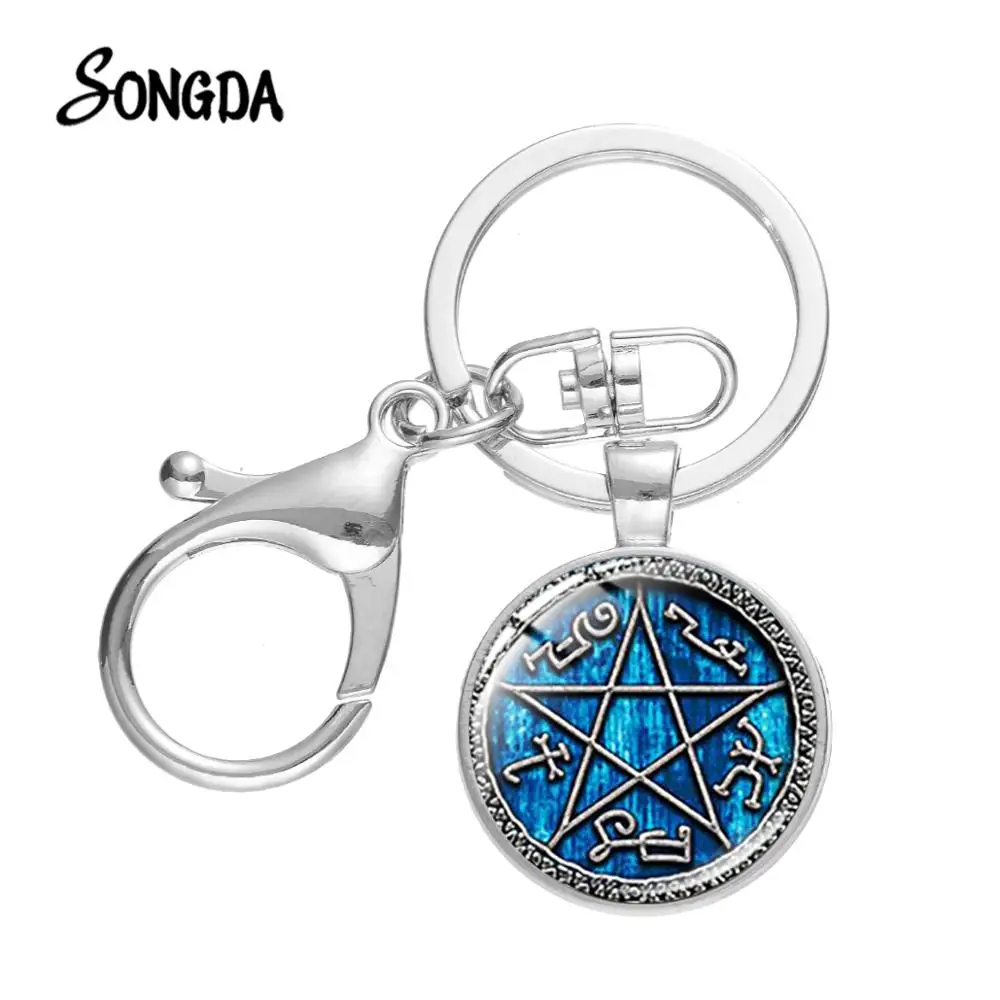 Сверхъестественное винчестер со звездами с брелком-держателем для ключей