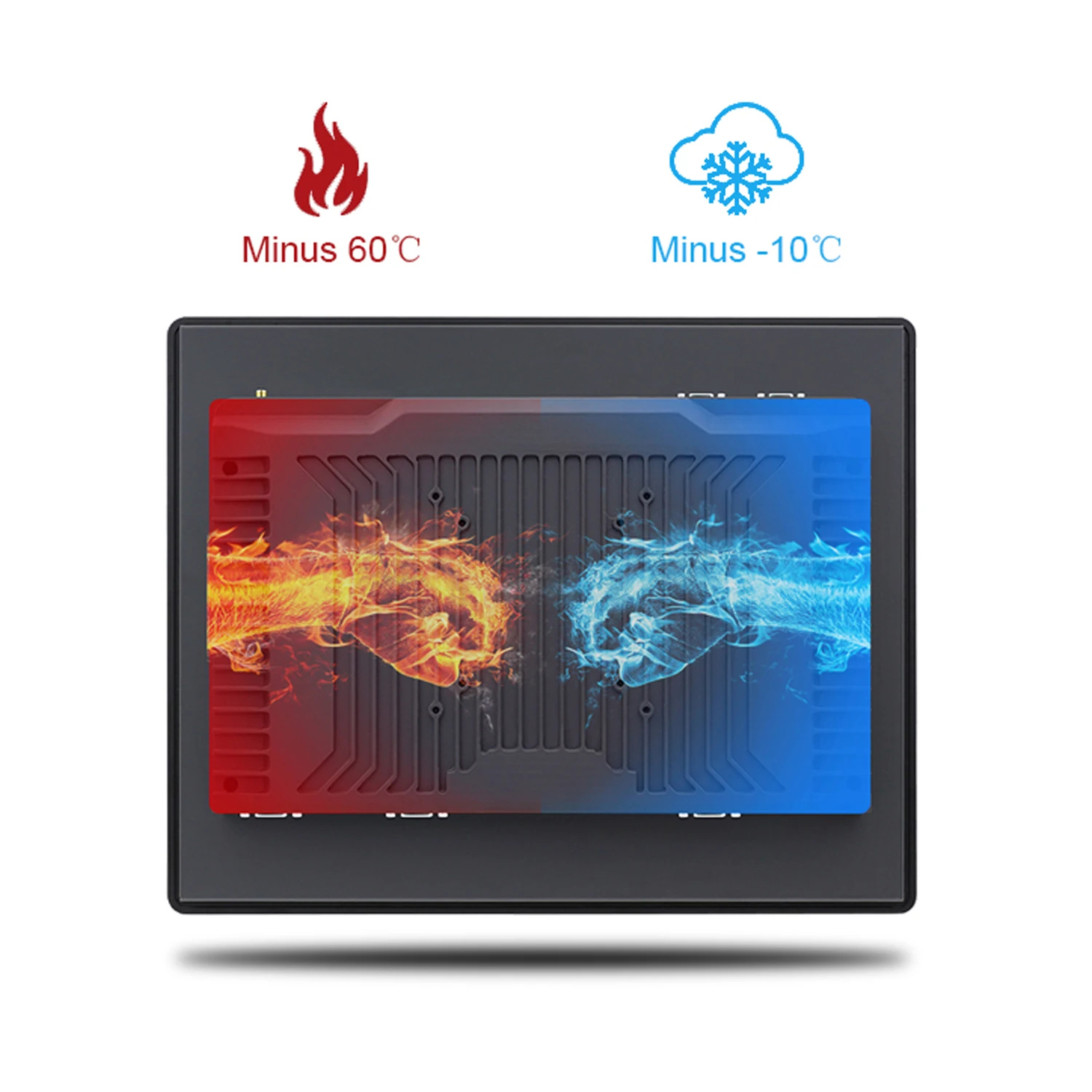 12 10 15 Inch Embedded Tablet PC Industrial Computer with Resistive Touch Screen All-in-One Front Panel Waterproof and Dustproof enlarge