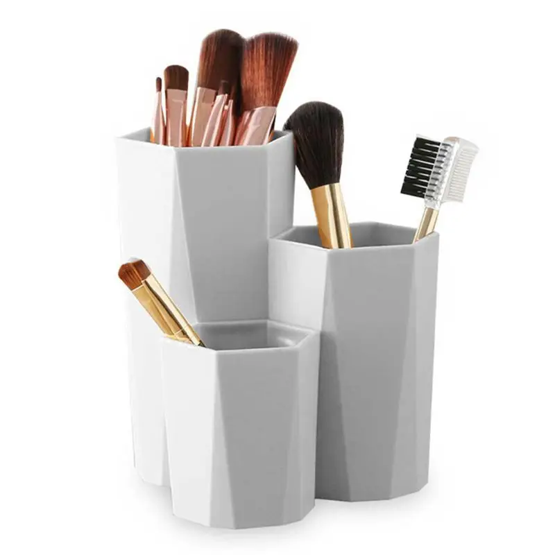 3 сетки коробка для хранения косметики макияжа Кисти косметический стенд лак