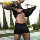 ORLVS Брендовые мужские боксеры, соблазнительные шорты для геев, Прозрачное нижнее белье, мужские трусы-боксеры, шорты hombre cueca tanga, сетчатые быстросохнущие сетчатые трусы-боксеры