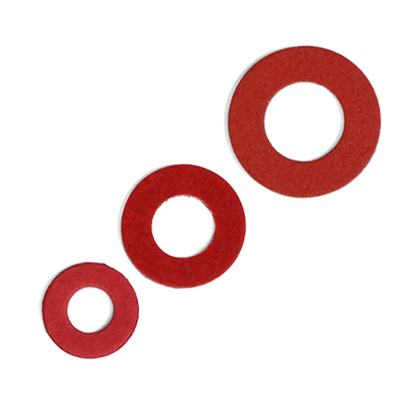 Изоляционная плоская прокладка из красной стальной бумаги 20/100 шт. M2 5 M3 M4 M5 M6 M8 M10 M12