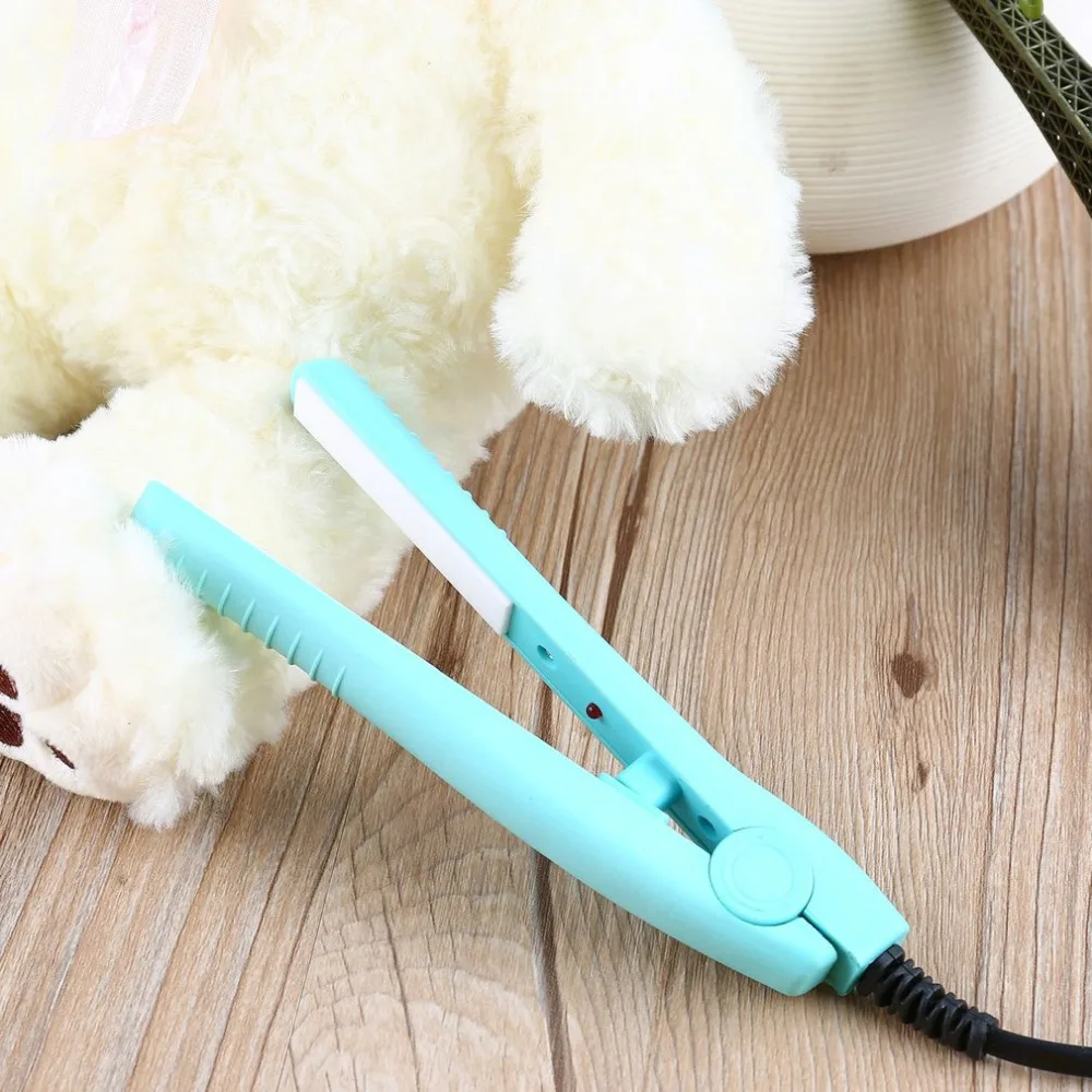 

Mini Hair Straightener Flat Iron Professional Ceramic Tourmaline Plate Portable Hair Straightener
