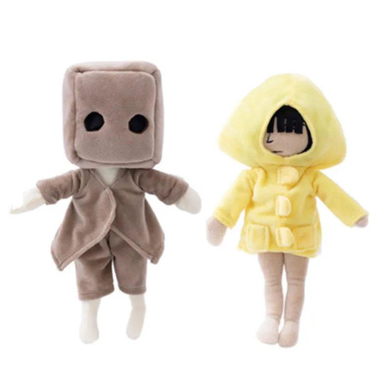 

25CM Cartoon Cute Stuffed Dolls Little Nightmares 2 Plush Toy Adventure Game Fans Kids Birthday Gift
