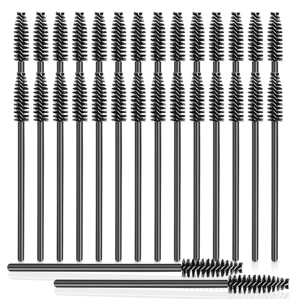 1000 искусственная черная Женская тушь для ресниц наращивание одноразовая бровей