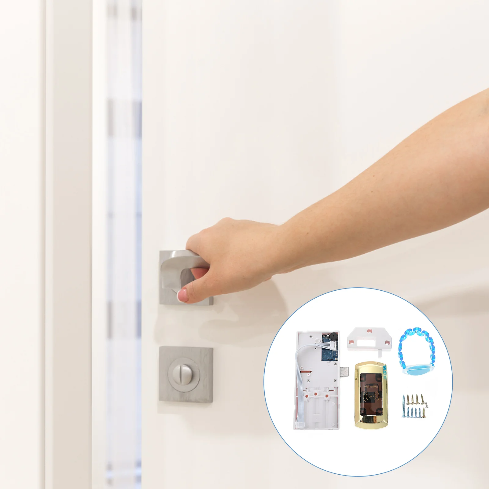 

1 Set Electronic Drawer Lock Cabinet Lock Zinc Alloy Lock for Sauna