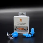 Беруши силиконовые, водонепроницаемые, ушные затычки для плавания дюйма, 1 комплект