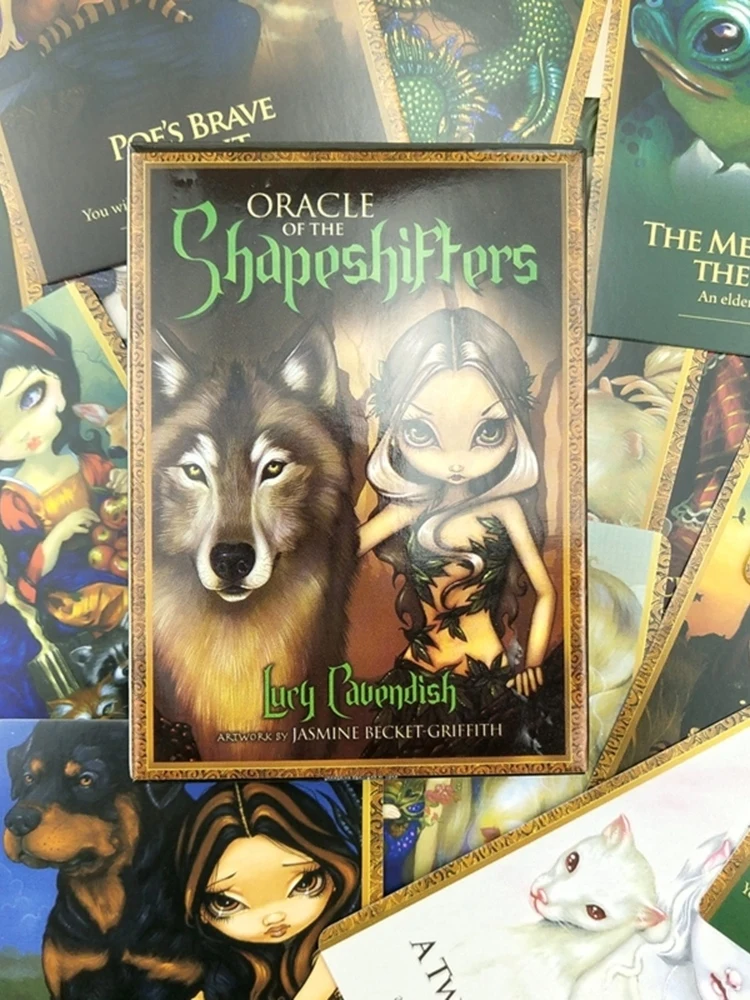 

Witchcraft game Oracle of the Shapeshifters deck paper material used for fate divination board game