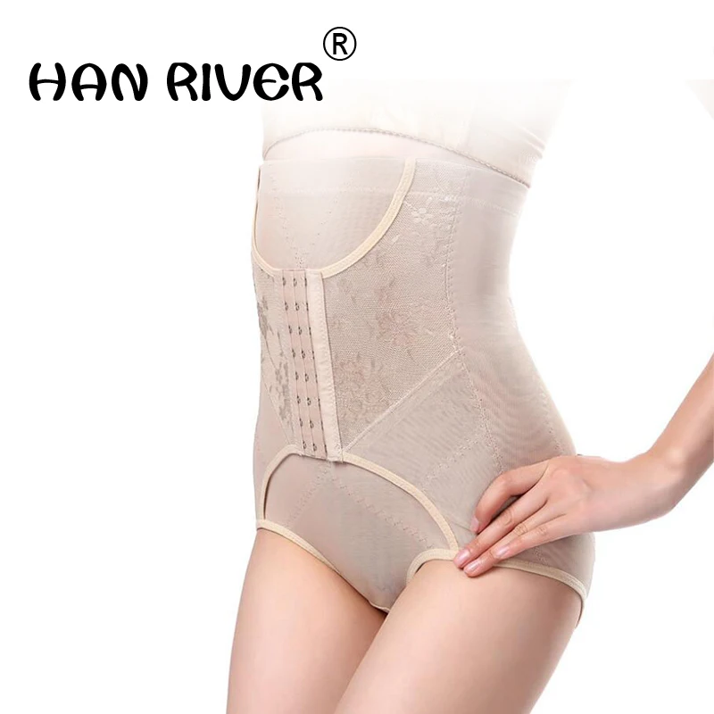 Tall waist belly in pants body three rows of buttons to strengthen toning female postpartum non-trace and buttock | Красота и
