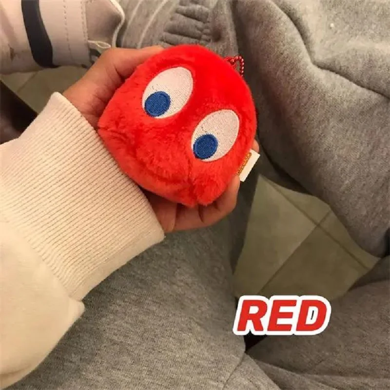 Плюшевые игрушки Pac-Man брелок кавайное украшение для рюкзака намко супер милые