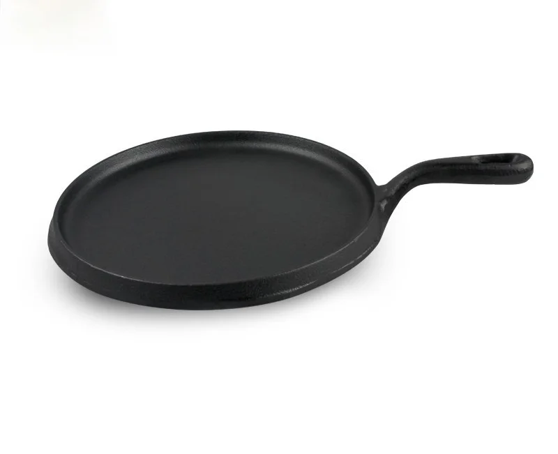 

24.5cm Cast Iron Flat Bottom Baking Pancake Pan