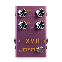 joyo r 13 xvi octave electric guitar effects pedal with mod modulation effect true bypass bass effect pedal guitar accessories