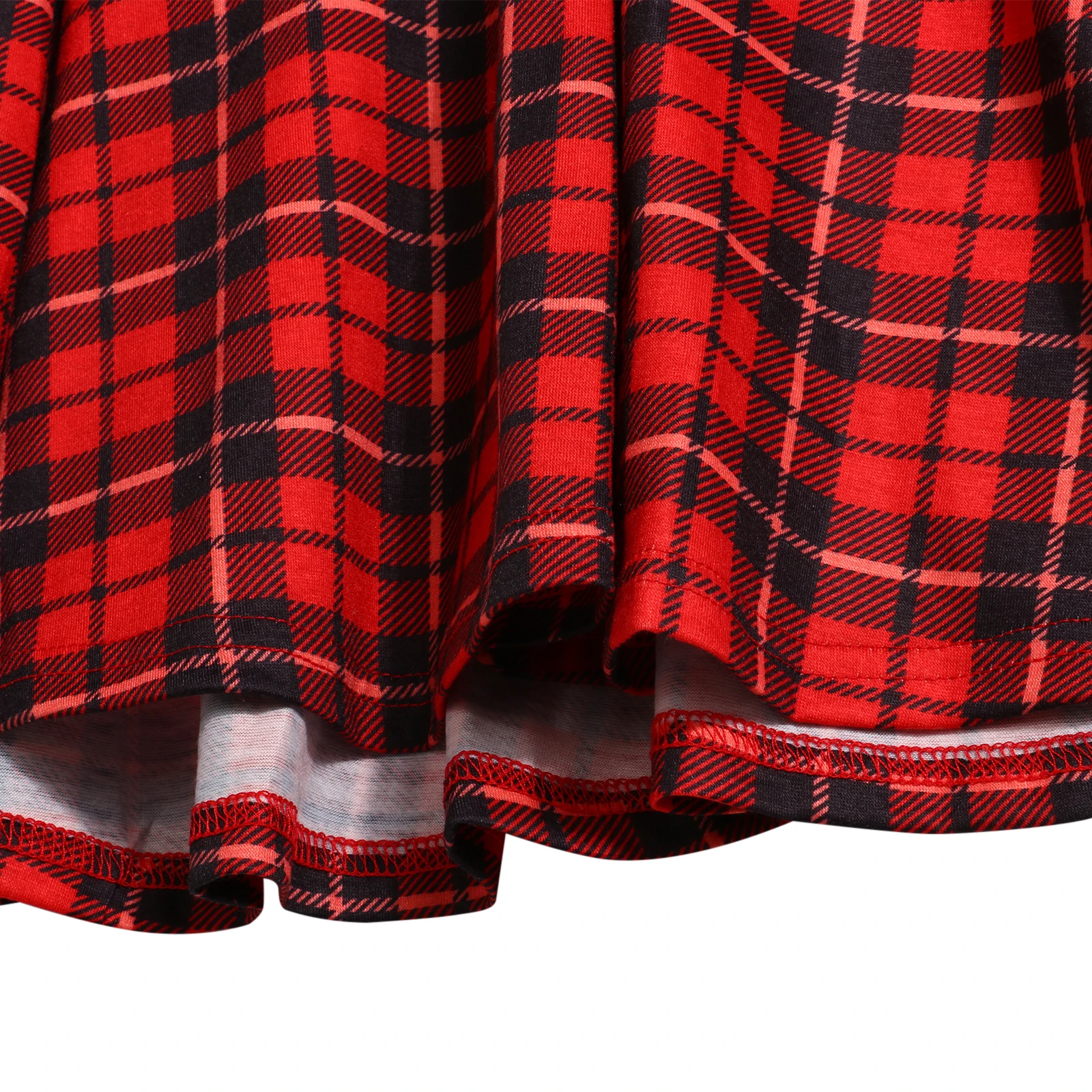 Классическая клетчатая юбка для родителей и детей модель 2021 года на бретелях