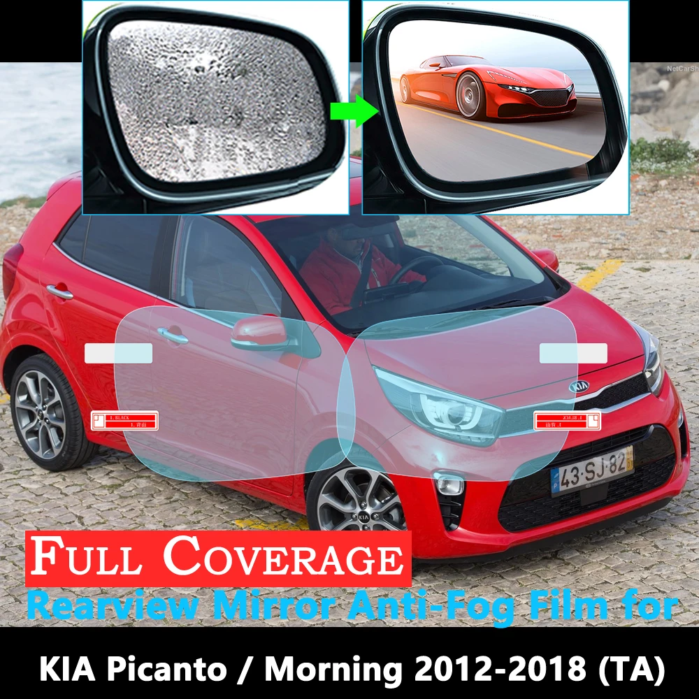 Полноразмерная Защитная пленка для KIA Picanto Morning 2012 ~ 2018 Автомобильное зеркало