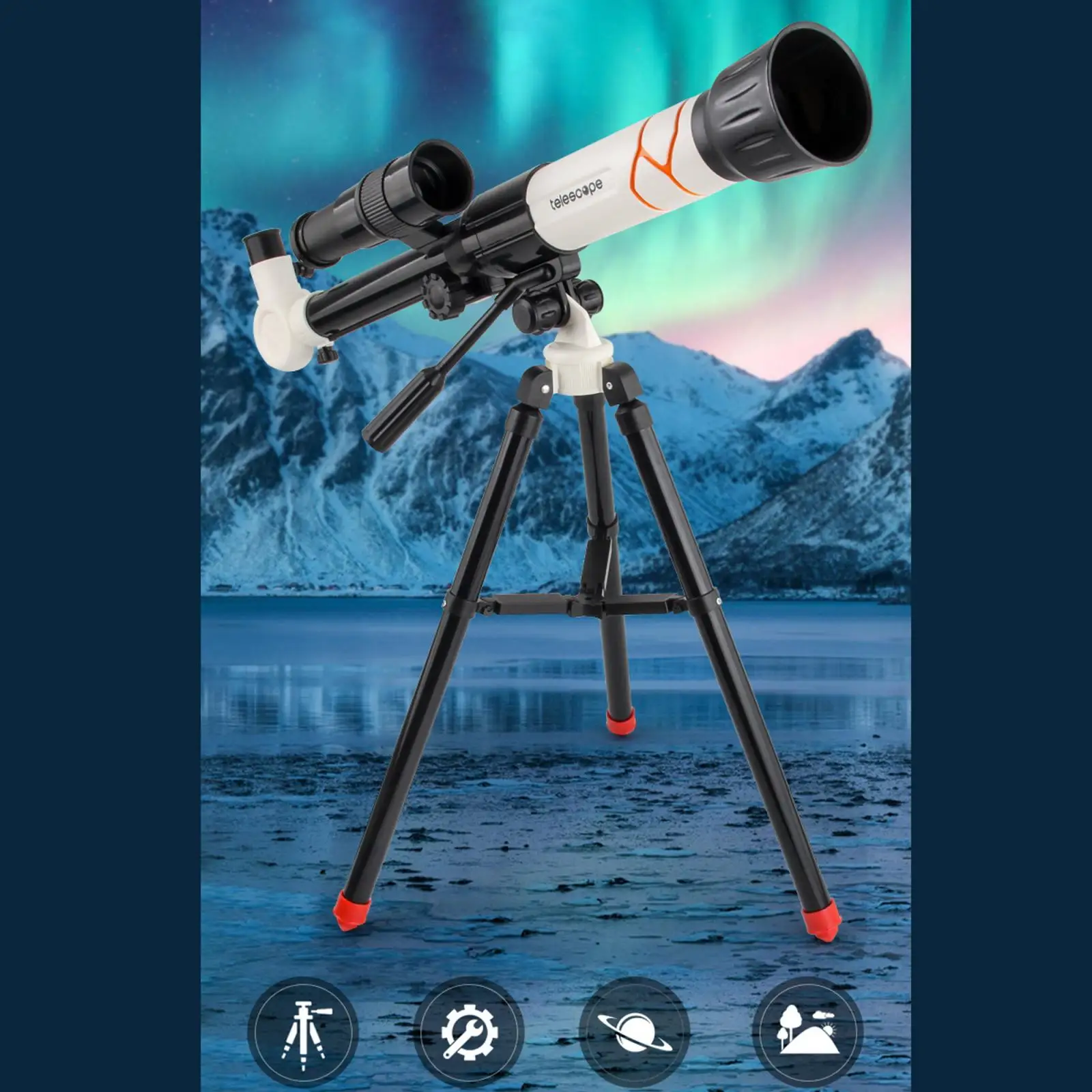 Monocular Astronomical Telescope+Tripod+Optical Finder Scope for Watch Moon Bird Kids Travel Camping | Инструменты