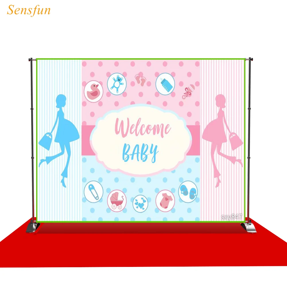 Виниловый фон LEVOO для фотосъемки с темой раскрытия пола розовая синяя жизнь