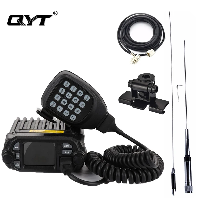 

Mini Mobile Radio QYT KT-8900D Dual Band Mobile Transceiver 25W UHF/VHF 136-174/400-480MHz Walkie talkie kt 8900d