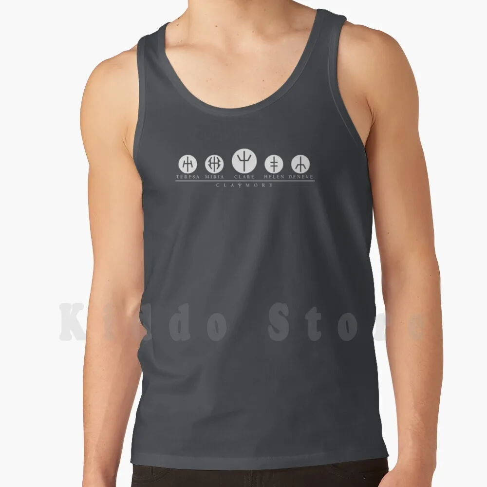 Майки с персонажем Claymore жилет из 100% хлопка Clare Teresa Miria Helen Дене деневе аниме символ