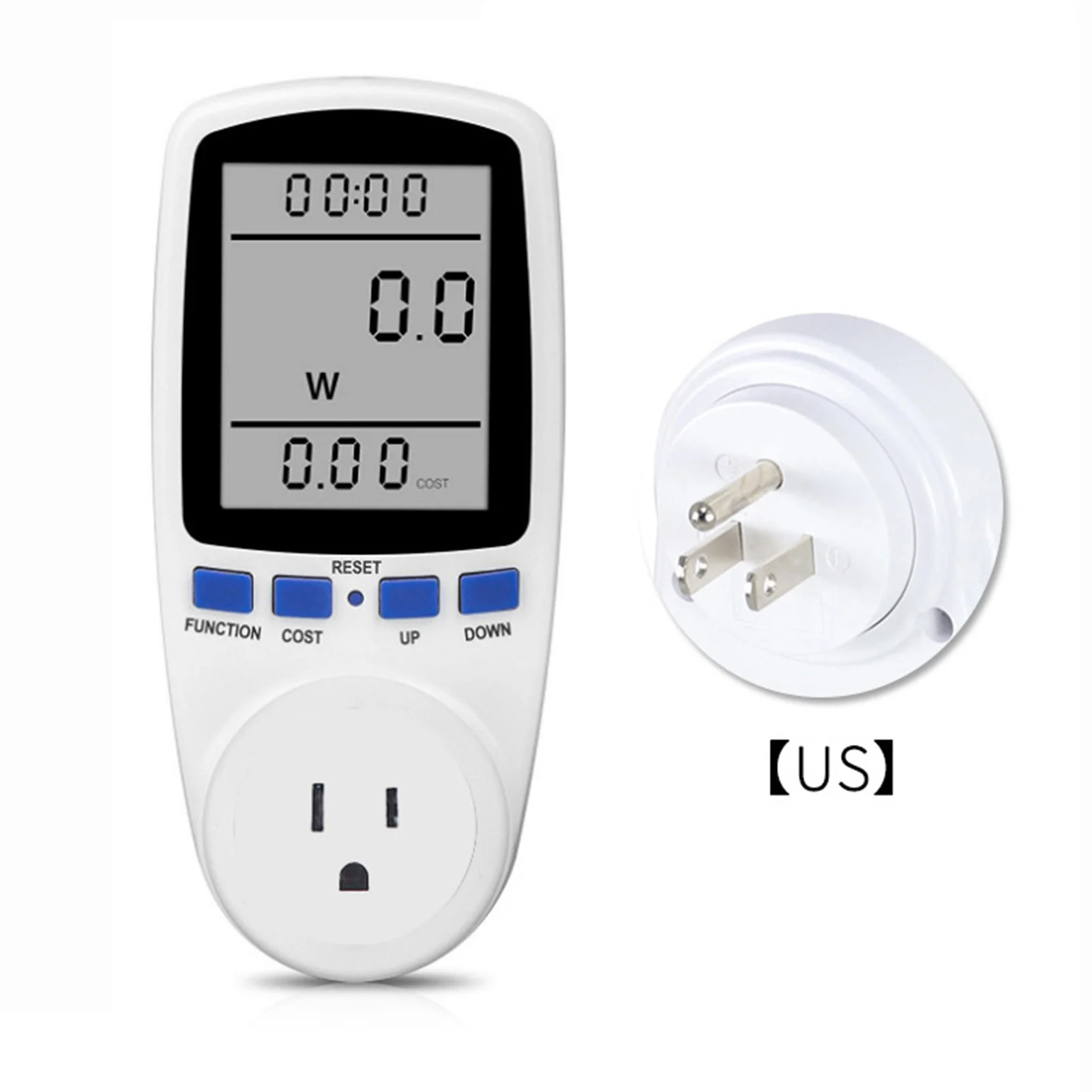 Штепсельная Вилка американского стандарта мобильный Амперметр монитор