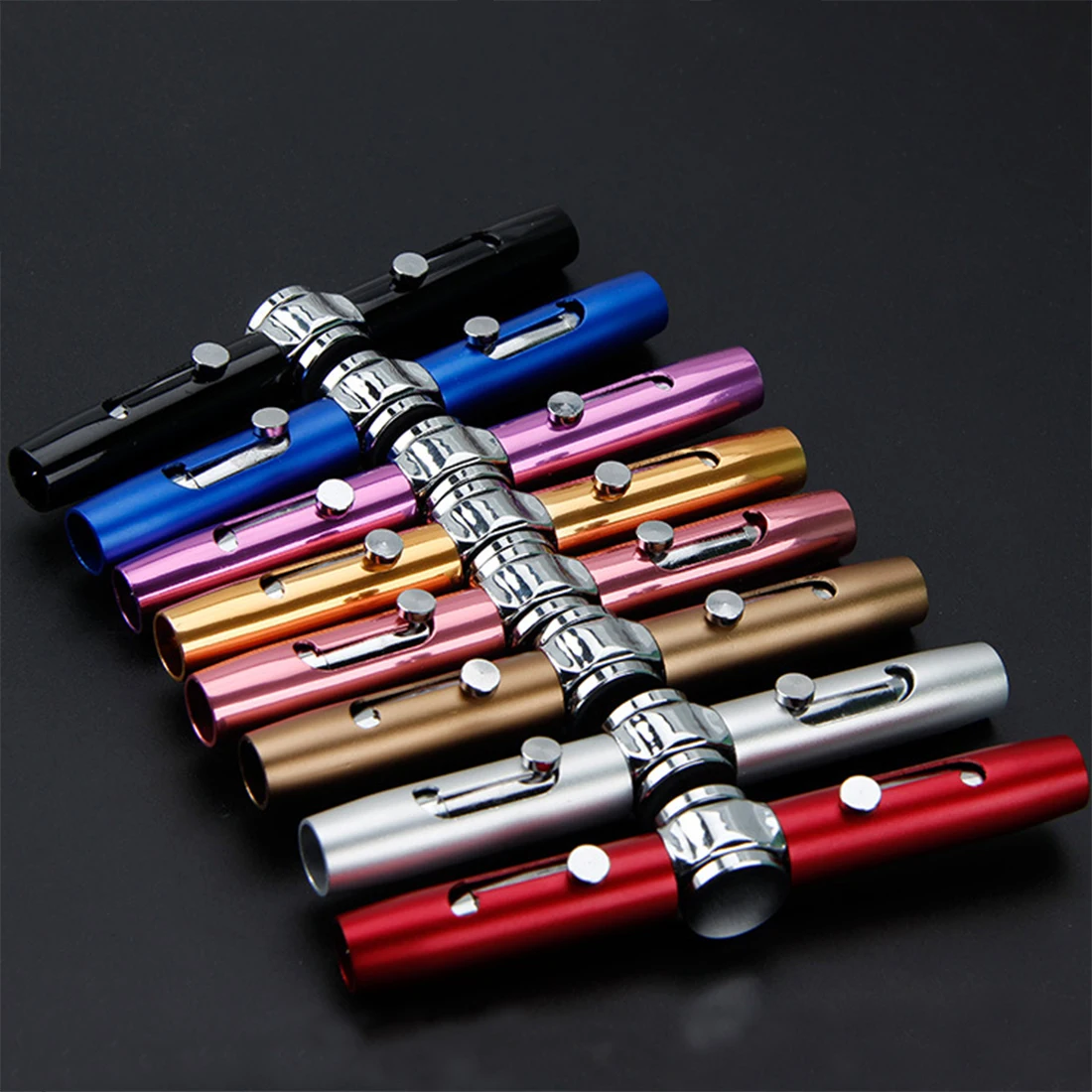 

Fidget Pen Fidget Spinner Toy EDC Anti Stress Relief Metal Shell Removable Ballpoint Pen for Student Kids Adult Portable Toys
