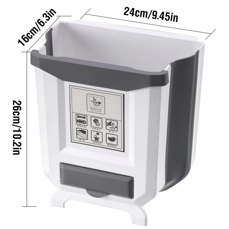 Складная мусорная корзина для кухонного автомобиля переработки|Мусорные баки| |