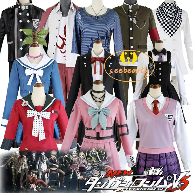 

11 Roles Danganronpa V3 Killing Harmony Cosplay Costume Akamatsu Kaede Kaito Momota Iruma Miu Tojo Kirumi Ouma Uniform Halloween