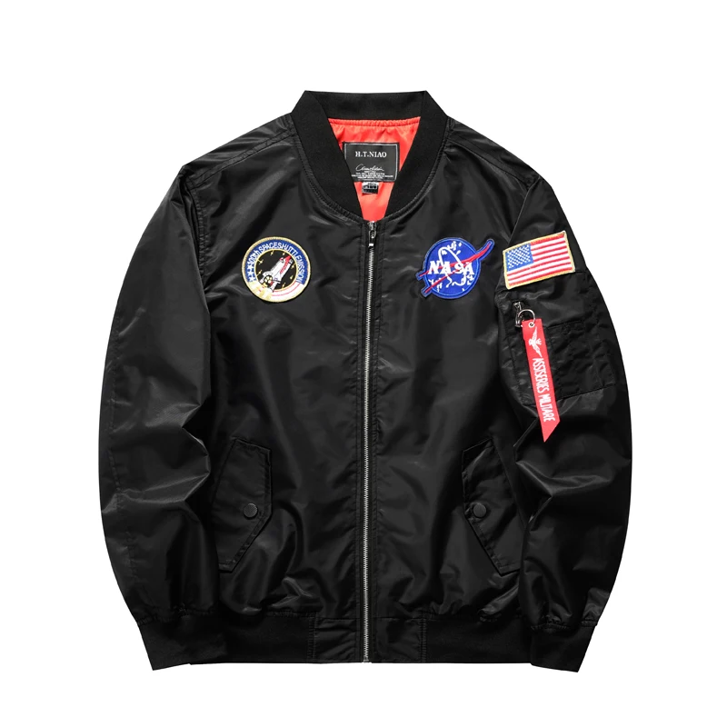

Men's New Spring and Fall Aviator Jacket Leisure Bomber US Air Force Flight Suit Plus 5XL6XL Black Army Green Jacket