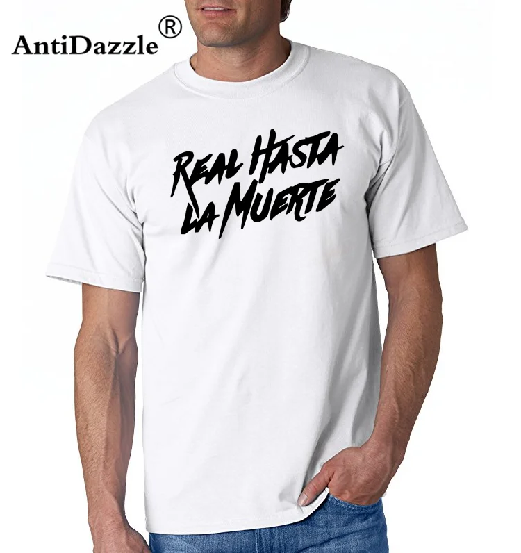 Футболка с надписью Real Hasta La Muerte Camisa |