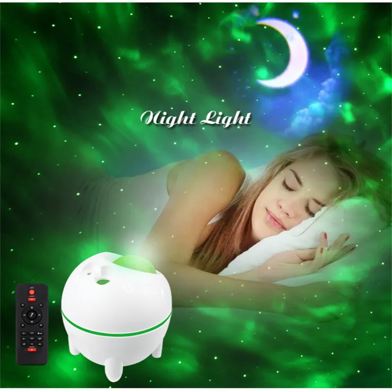 

Bedroom Sleeping Light Creative Sky Nebula Moon Projection Light Starry Sky Light Ocean Water Pattern Atmosphere Night Light